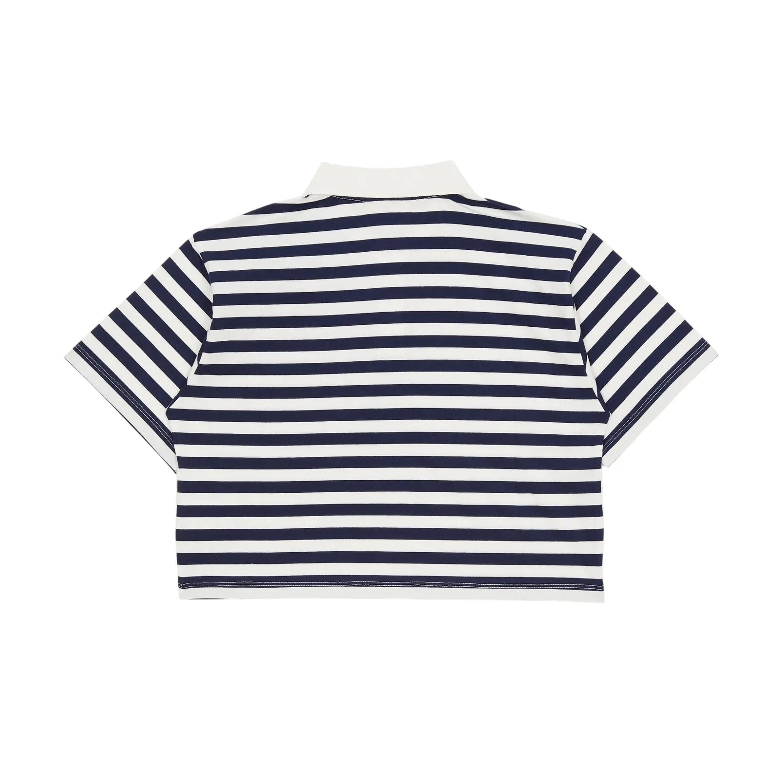 Smallable Kid - Çizgili Varsity Polo | Mavi siyah