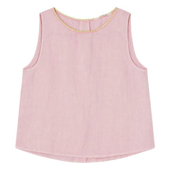 Dr Bloom - Blusa de lino Ana | Rosa empolvado