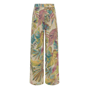 Momoni - Pantalones con estampado Aspen | Azul