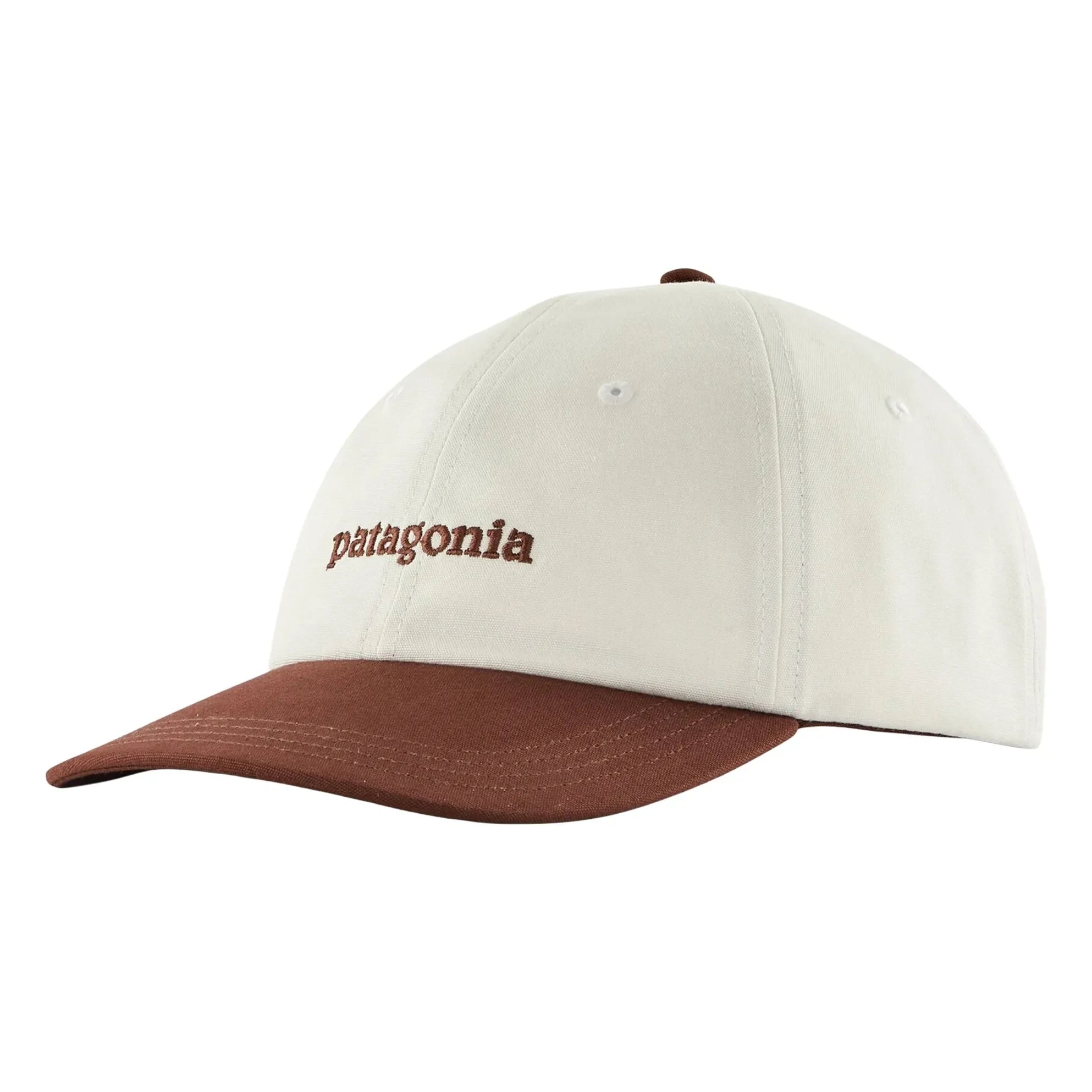 Patagonia - Gorra de algodón orgánico con diseño de Fitz Roy Icon | Beige