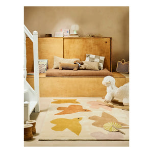 Bleuu-studio - Alfombra de pájaros | Ocre