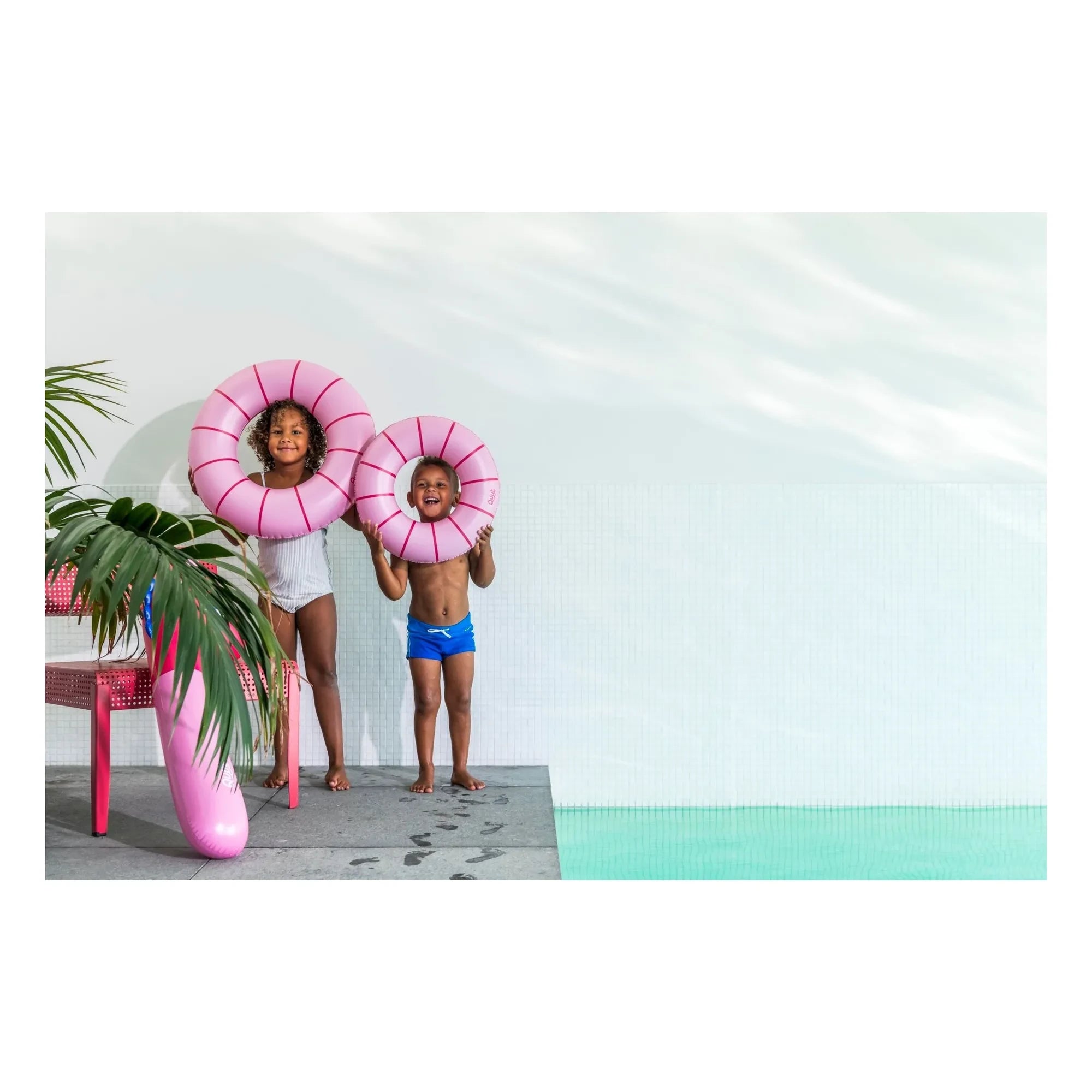 Quut - Flotador inflable | Rosa