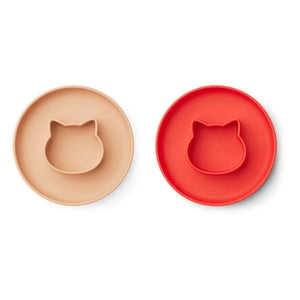 Liewood - Platos Gordon - Juego de 2 | Rojo