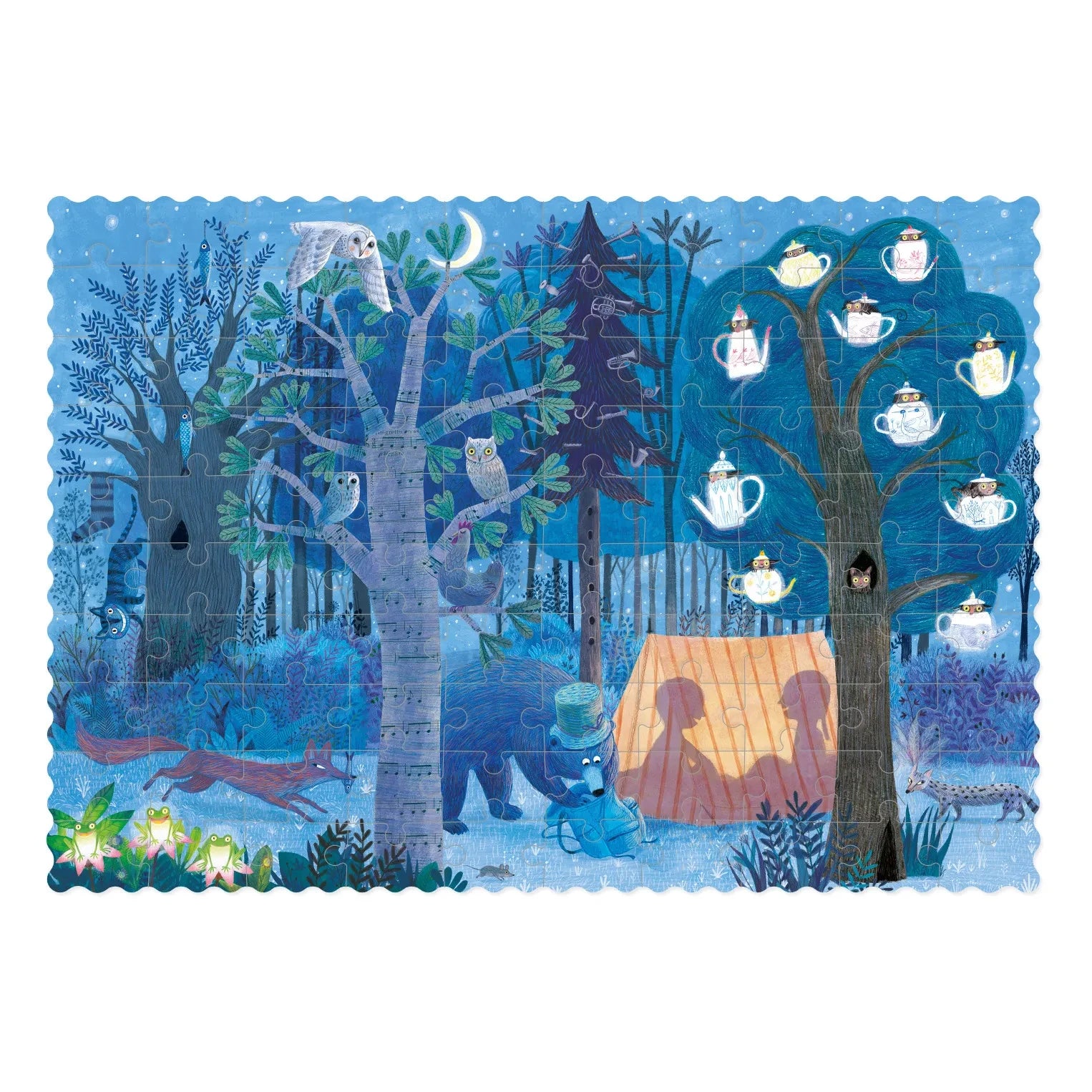 Londji - Puzzle reversible Bosque Día/Noche