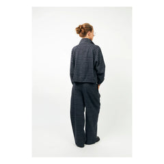 Lollys Laundry - Chaqueta Mae Carreaux | Azul noche