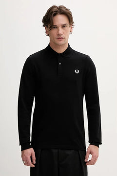 Blusa Fred Perry de algodón de manga larga