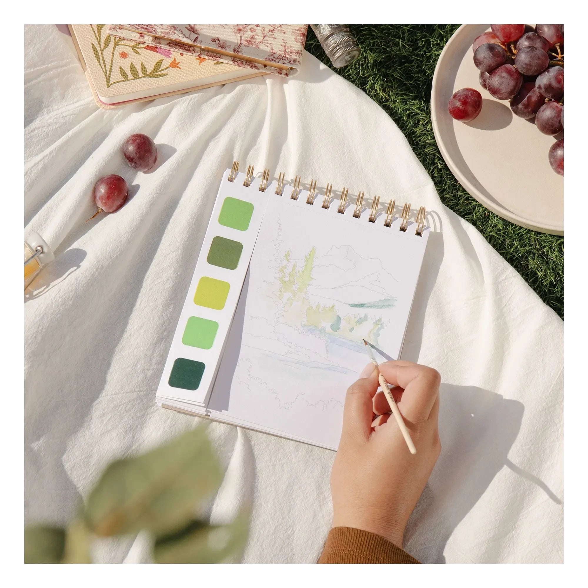 La Petite Épicerie - Cuaderno de acuarelas - Paisaje natural