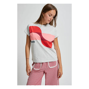 Indee - Camiseta estampada Mink | Gris jaspeado
