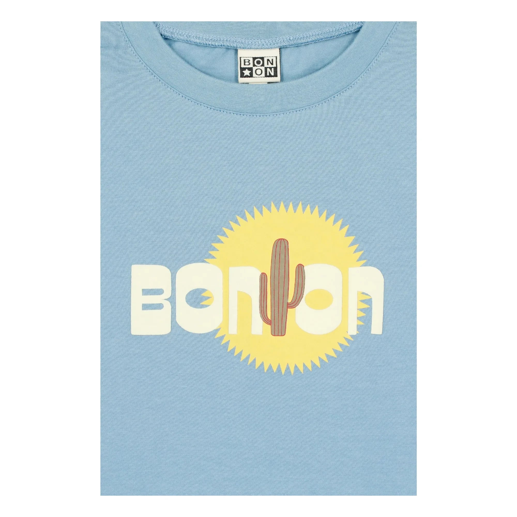 Bonton - Camiseta Cactus de tubo | Azul claro