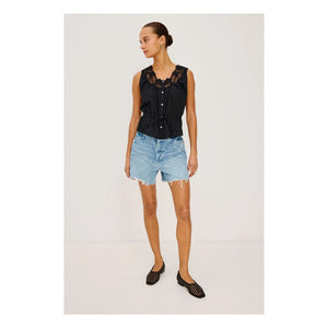 Rails - Blusa bordada Leilani | Negra