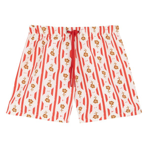 birinit - Bañador corto con estampado floral Valonga | Rojo