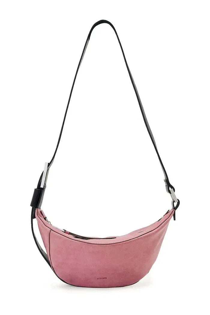 Bolso AllSaints LUNA de piel tipo croissant para mujer