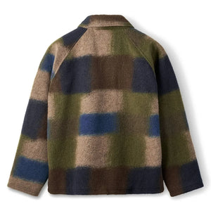 Forét - Chaqueta a cuadros patchwork | Azul