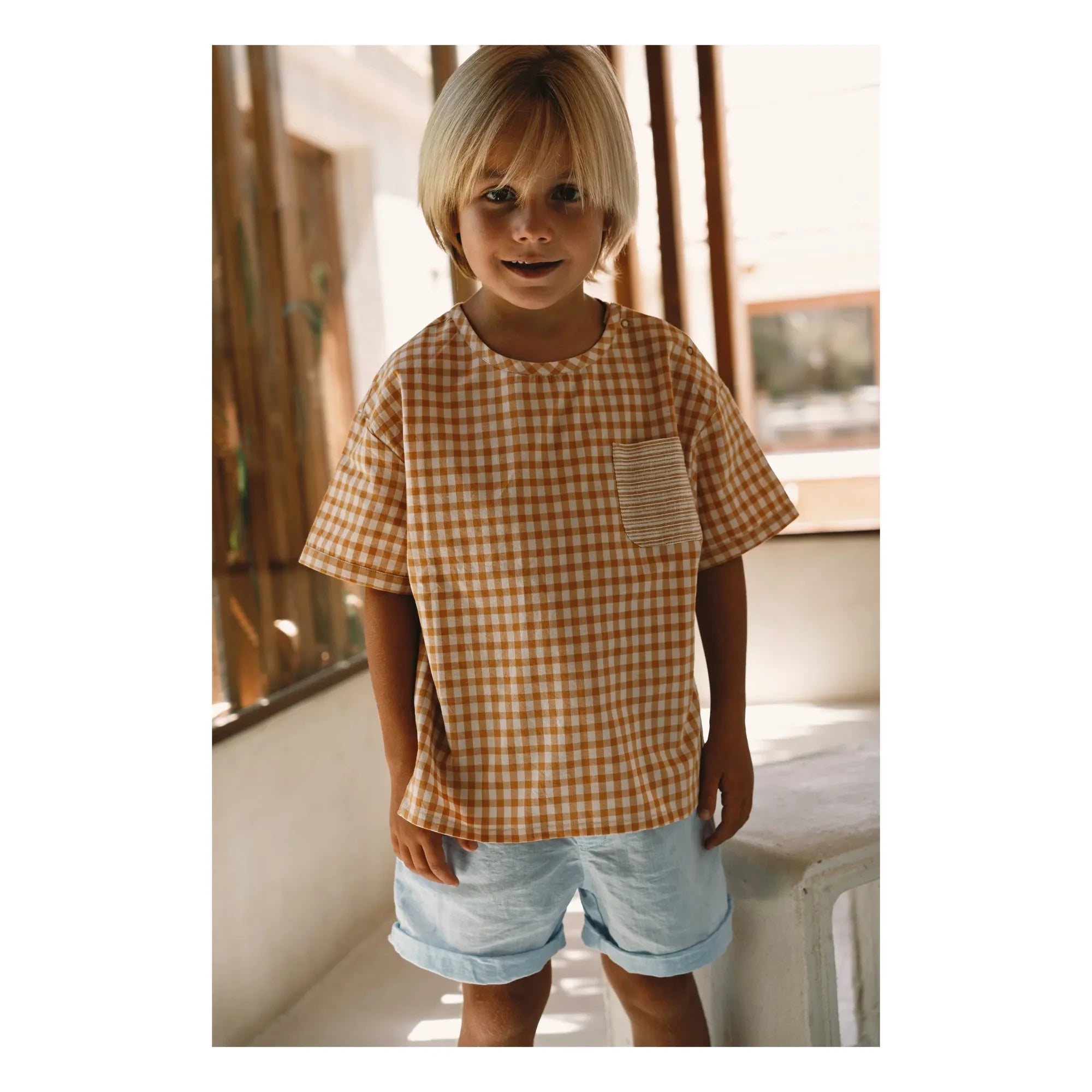 Lilinoa - Nicolas Lin shorts | Azul claro