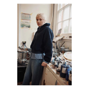 Emile et Ida - Ecaramel Fermuarlı Sweatshirt | Lacivert