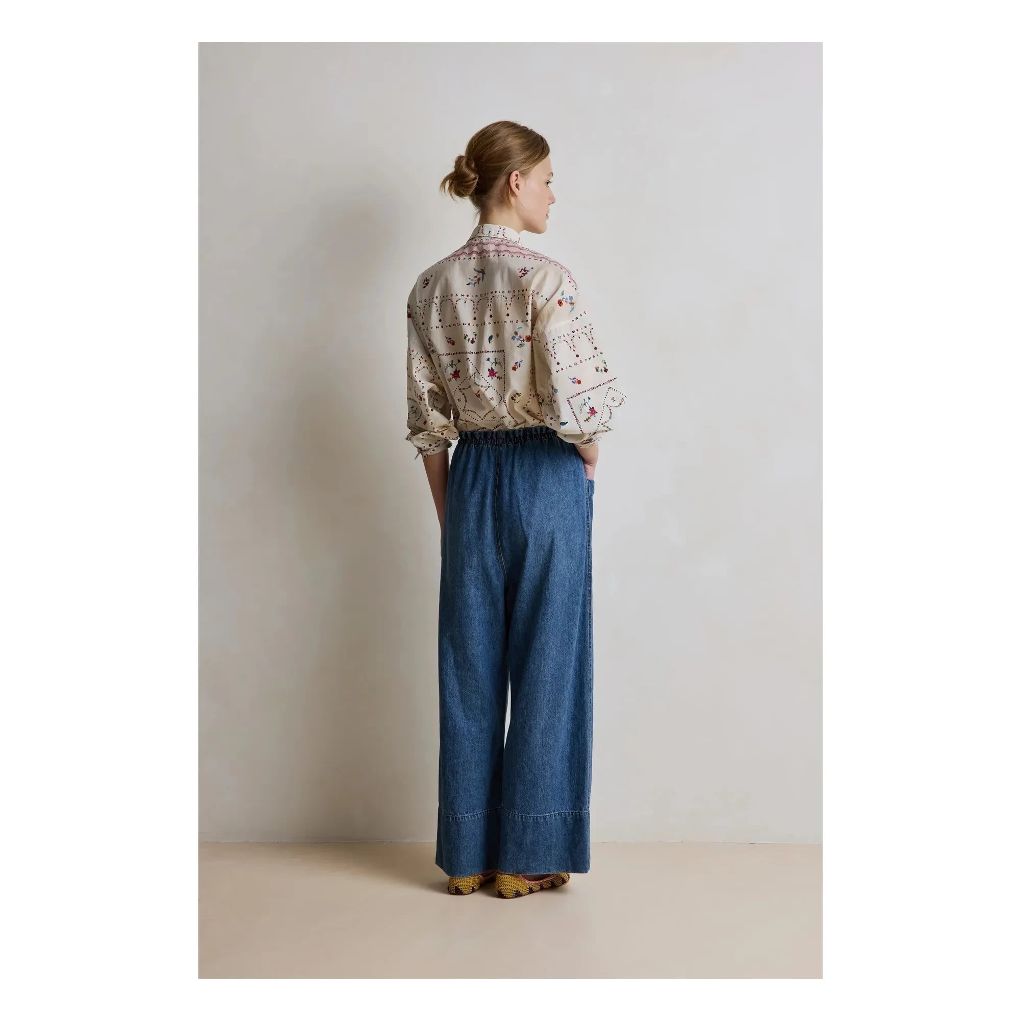 Hod - Babakar Pantalón de Algodón | Azul Marino