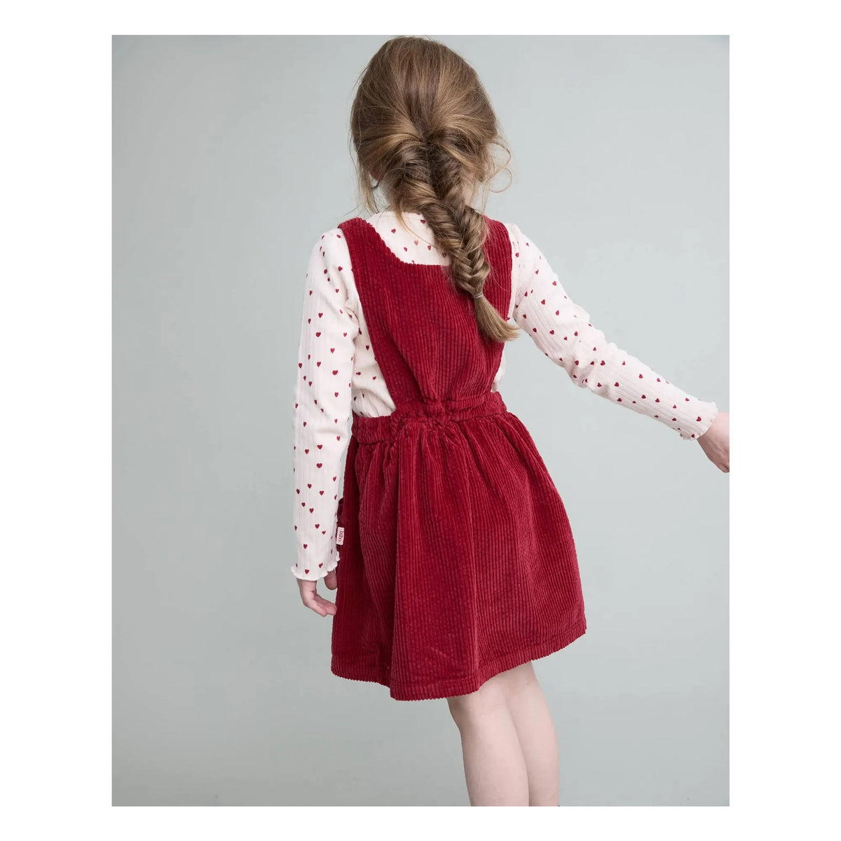 Búho - Camiseta Mini Corazones | Rosa Claro