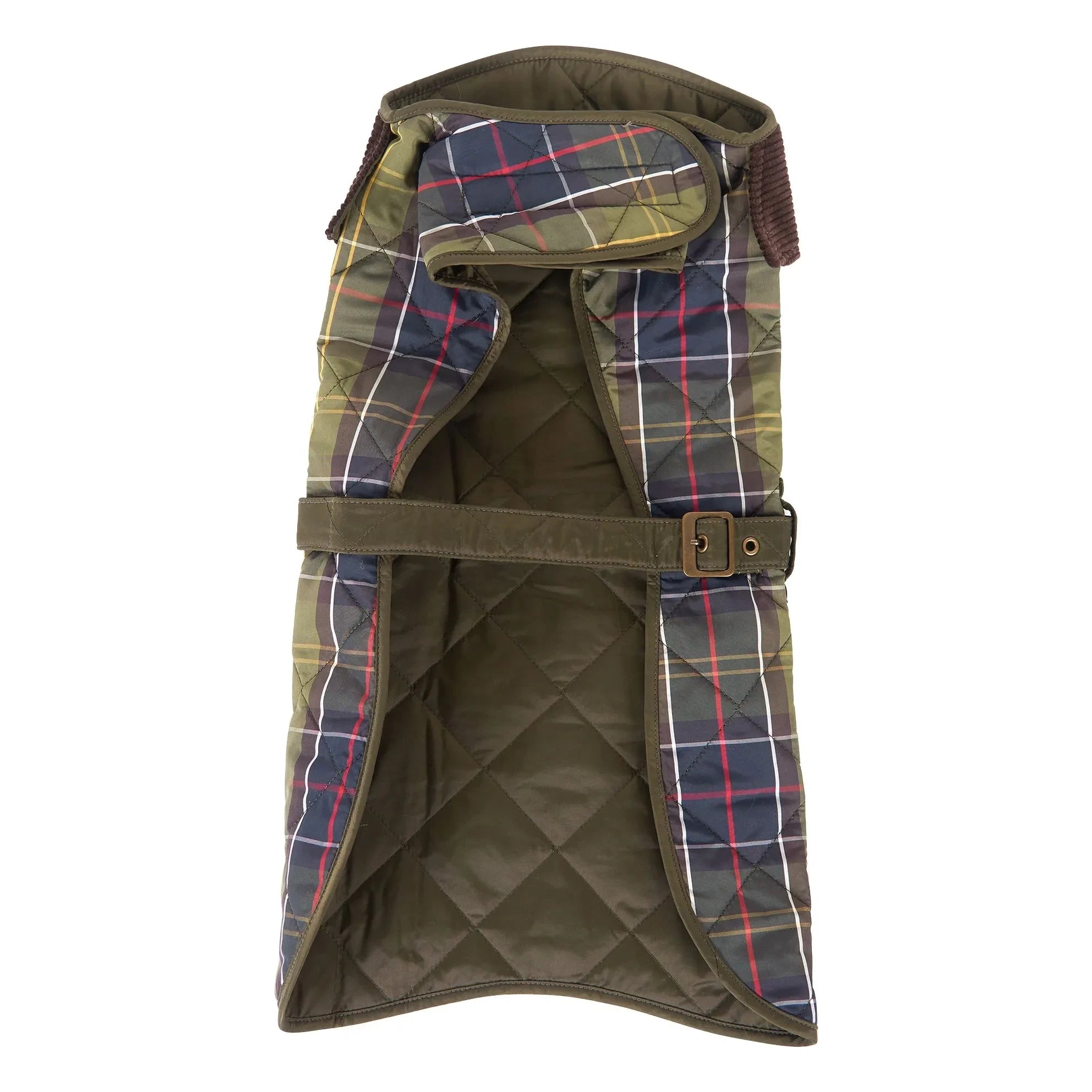 Barbour - Abrigo de tartán para perros | Azul