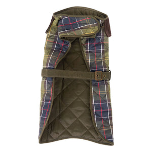 Barbour - Abrigo de tartán para perros | Azul