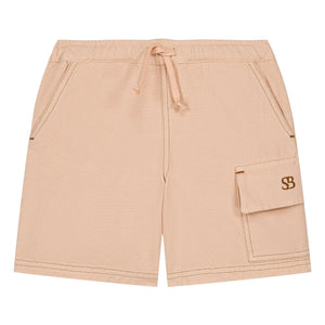 Studio Bohème - Pantalones cortos cargo de algodón orgánico | Beige