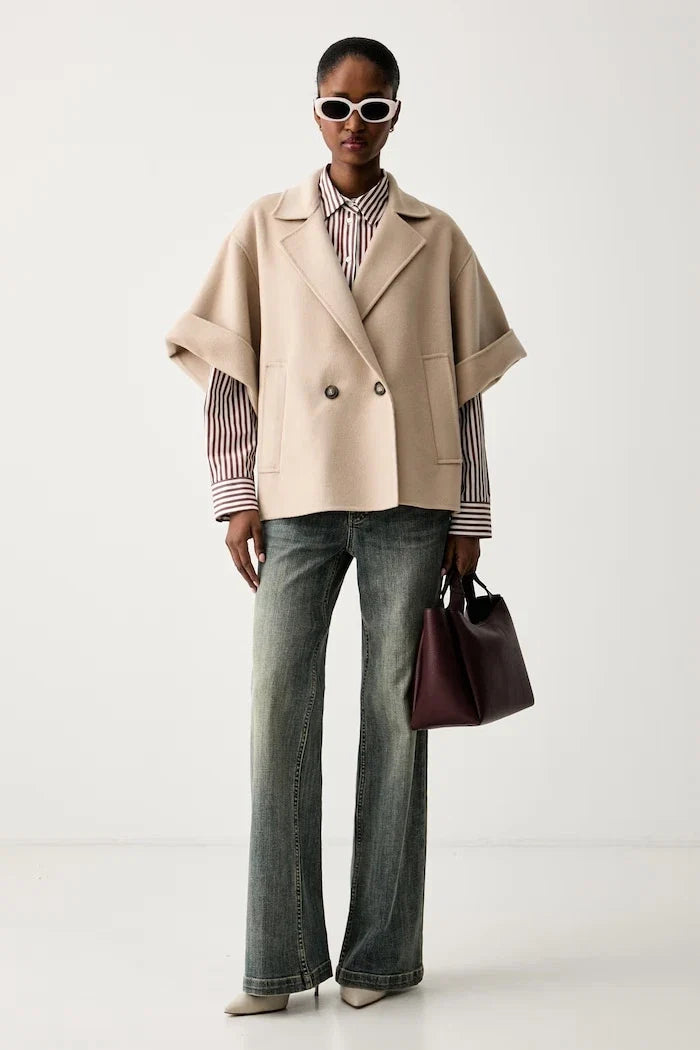 Abrigo de lana corto para mujer Weekend Max Mara WKDNEO
