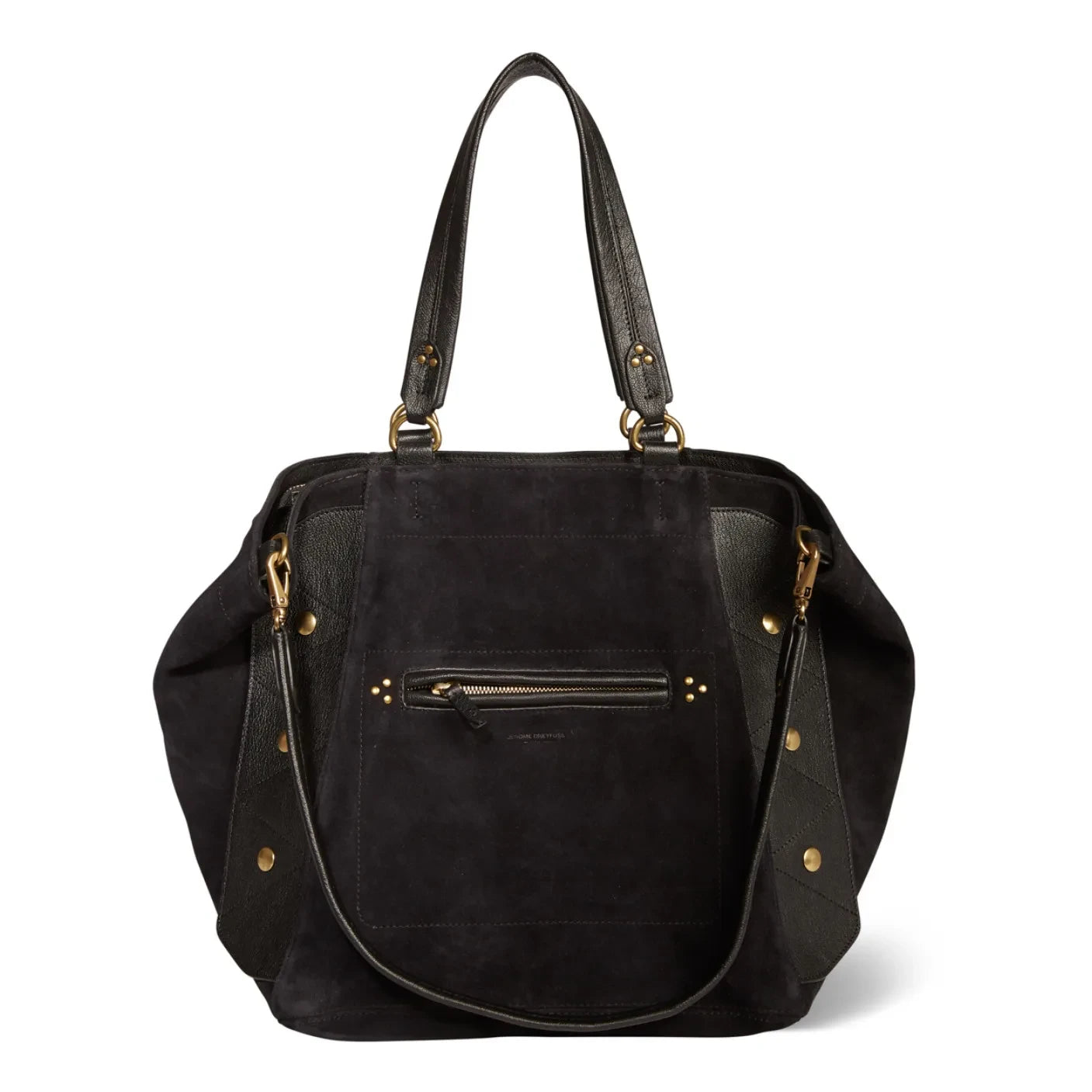 Jérôme Dreyfuss - Bolso Roger Velvet Crust | Negro