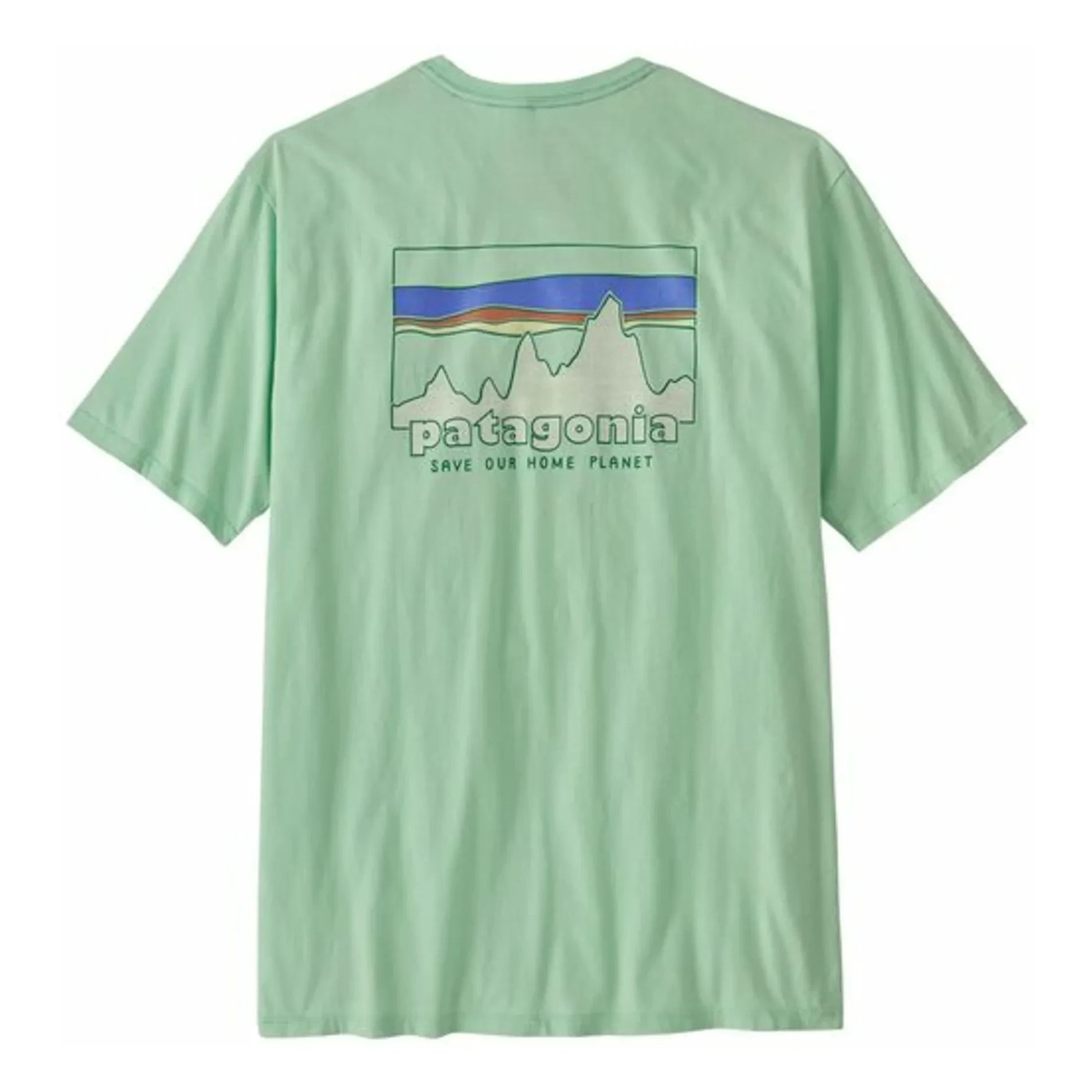 Patagonia - Camiseta de Algodón Orgánico 73 Skyline | Celadon
