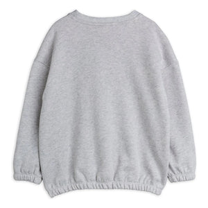Mini Rodini - Sudadera de algodón orgánico Siamese | Gris jaspeado