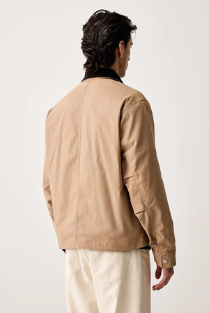 Chaqueta de entretiempo de algodón y elastano para hombre