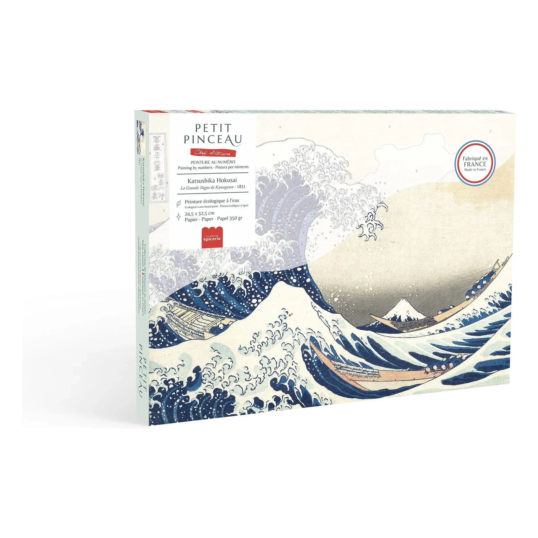 La Petite Épicerie - Kit de pintura por números - La Gran Ola de Kanagawa