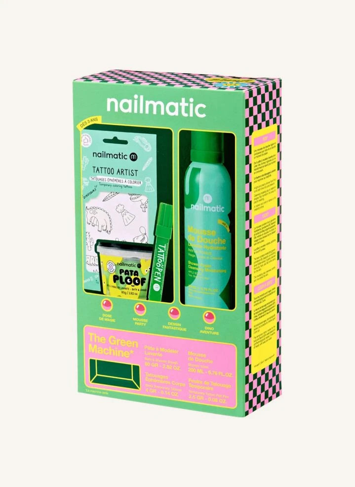Nailmatic Kids - Set de regalo de máquina de color verde | Verde