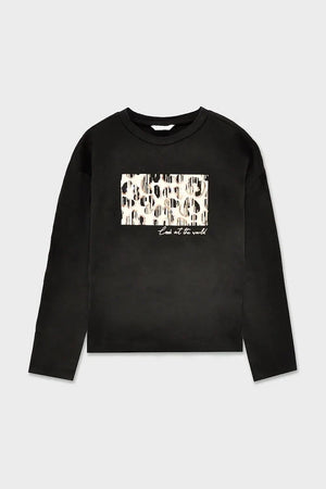 Blusa de algodón de manga larga Mayoral