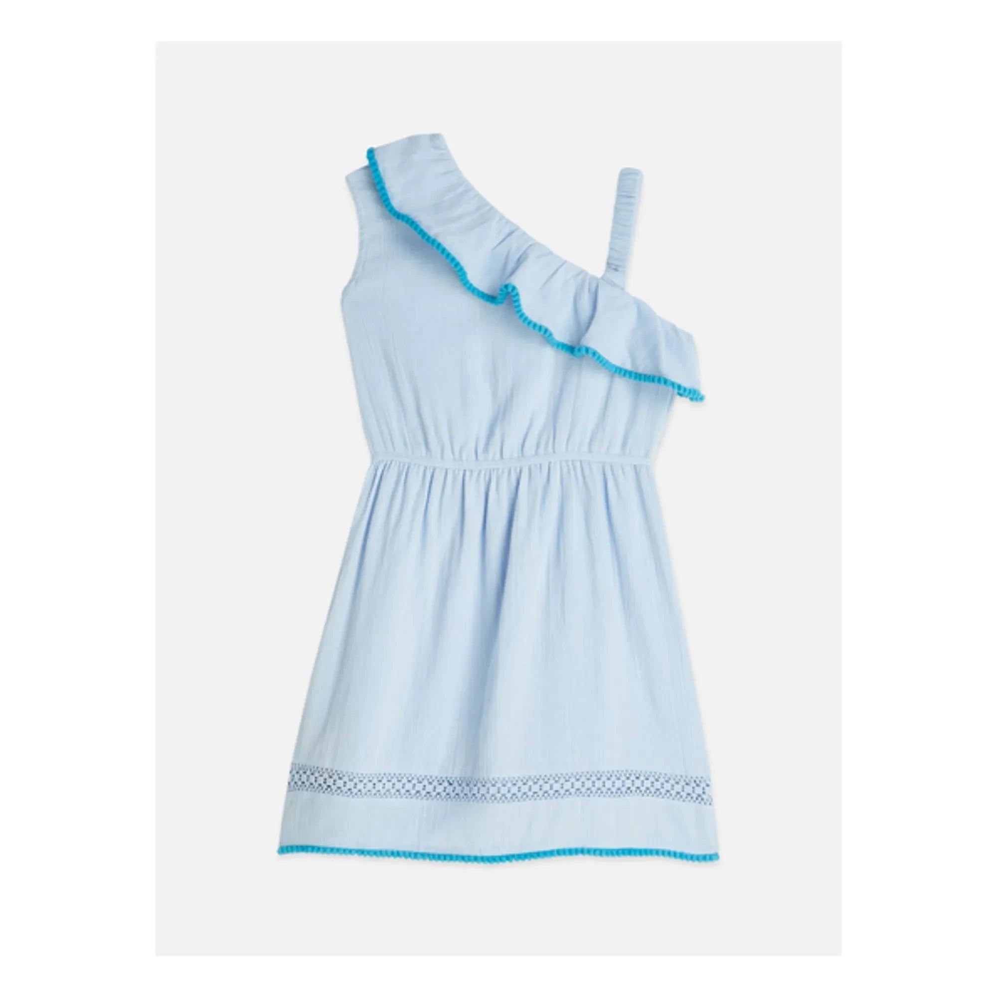 Scotch & Soda - Vestido asimétrico con volantes | Azul claro