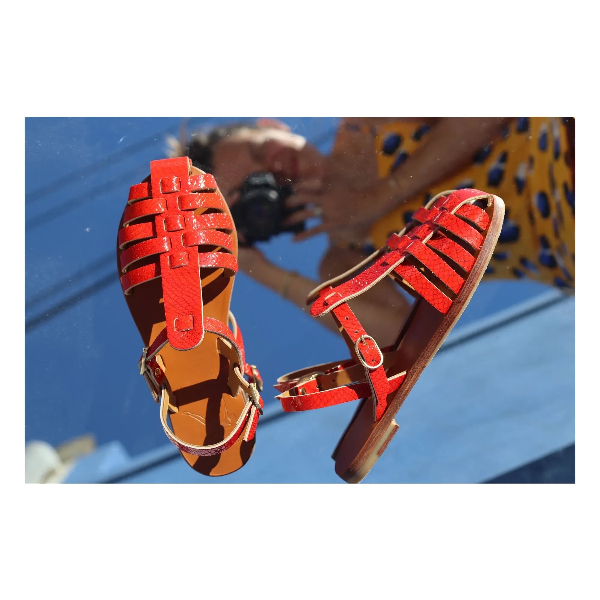 Sandalias Mama Praïa - Fisherman Lipstick | Rojo