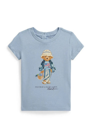 Polo Ralph Lauren camiseta básica de algodón para niños
