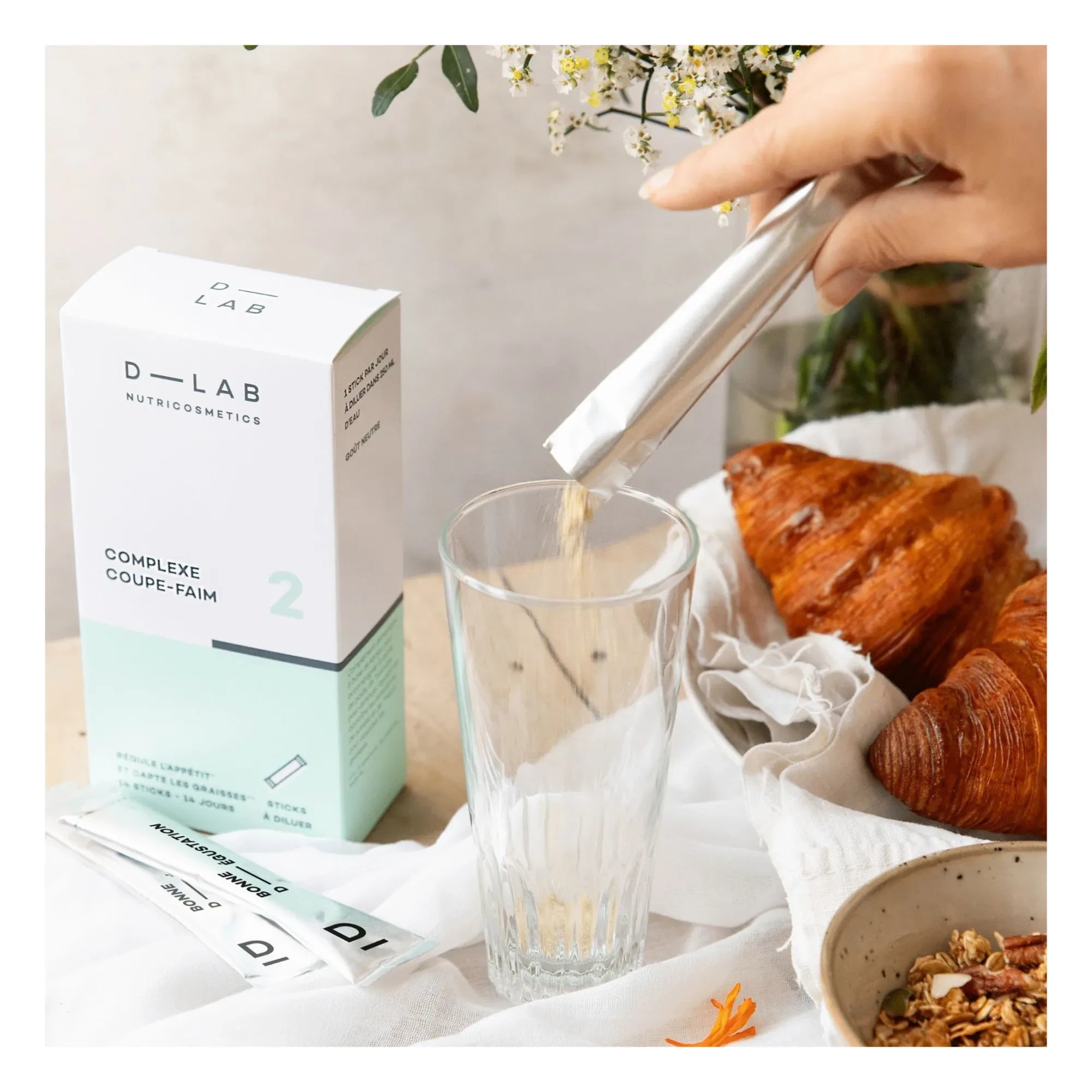 D-LAB NUTRICOSMETICS - Complejo Supresor del Apetito - 14 sticks