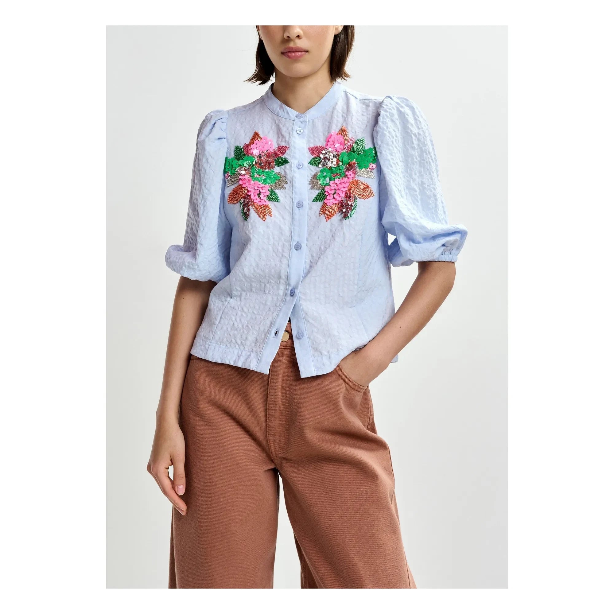 Essentiel Antwerp - Camisa Jaiden | Azul claro