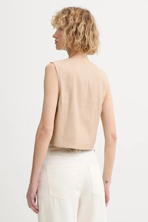 Marc O'Polo chaleco de lino para mujer