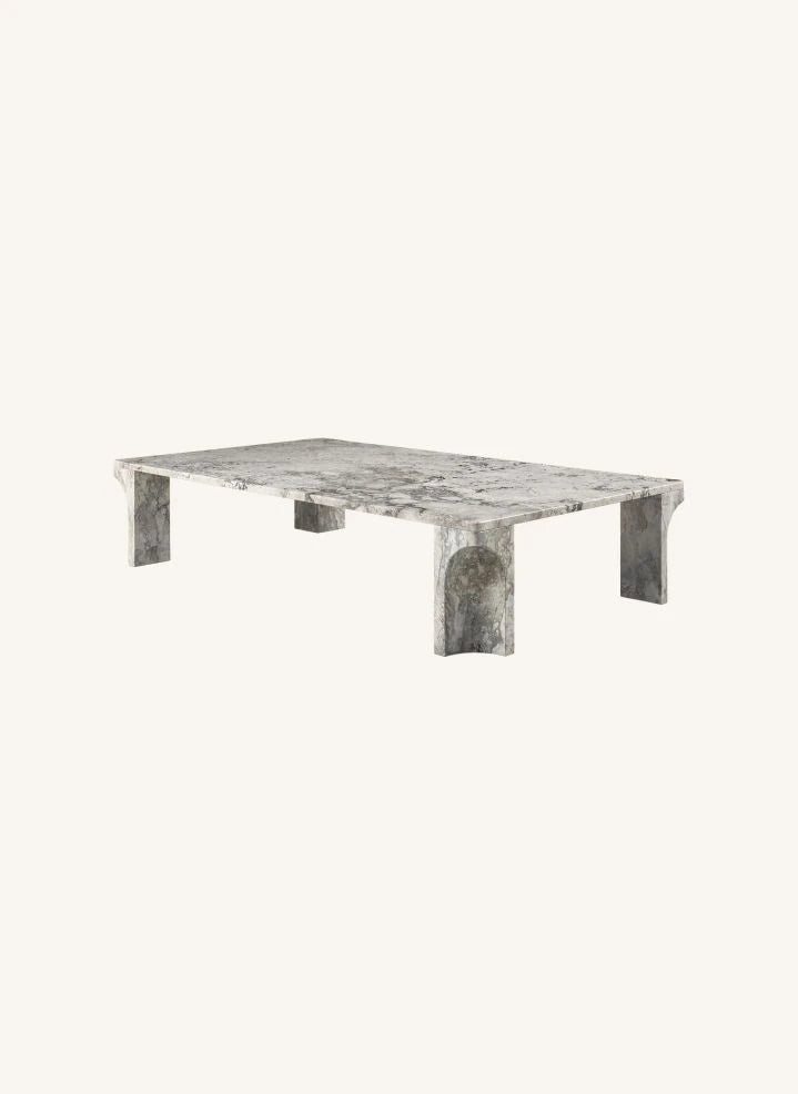 Gubi - Mesa Doric de mármol, GamFratesi | Gris