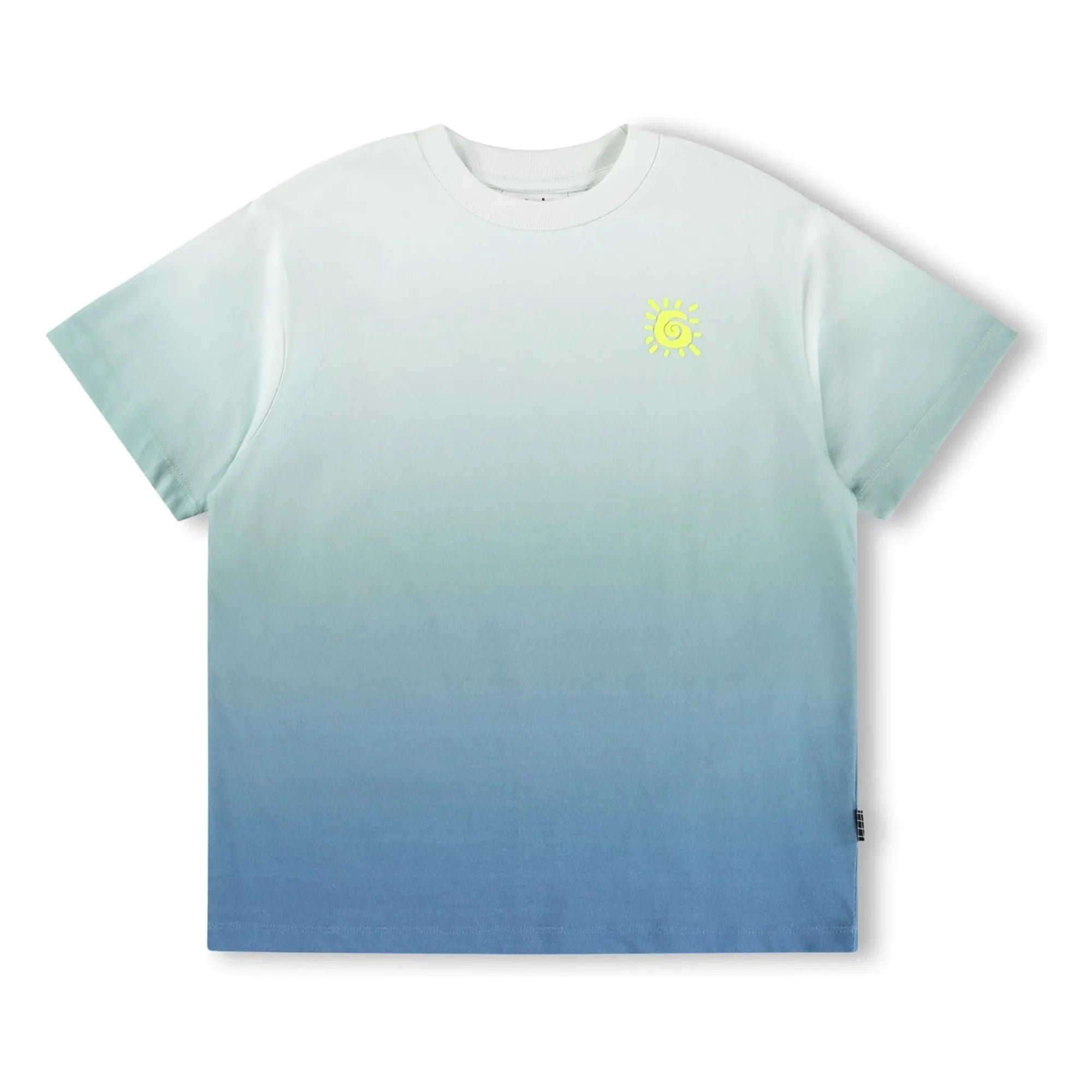 Molo - Camiseta de algodón orgánico con degradado Rodney | Azul