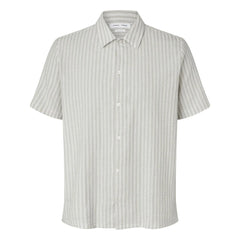 Samsoe Samsoe - Camisa de algodón de manga corta Avan JX | Gris claro