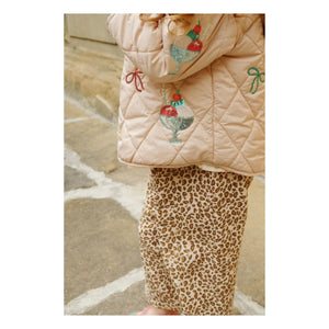 Konges Sløjd - Chaqueta acolchada con lentejuelas Flora Glaces | Rosa claro