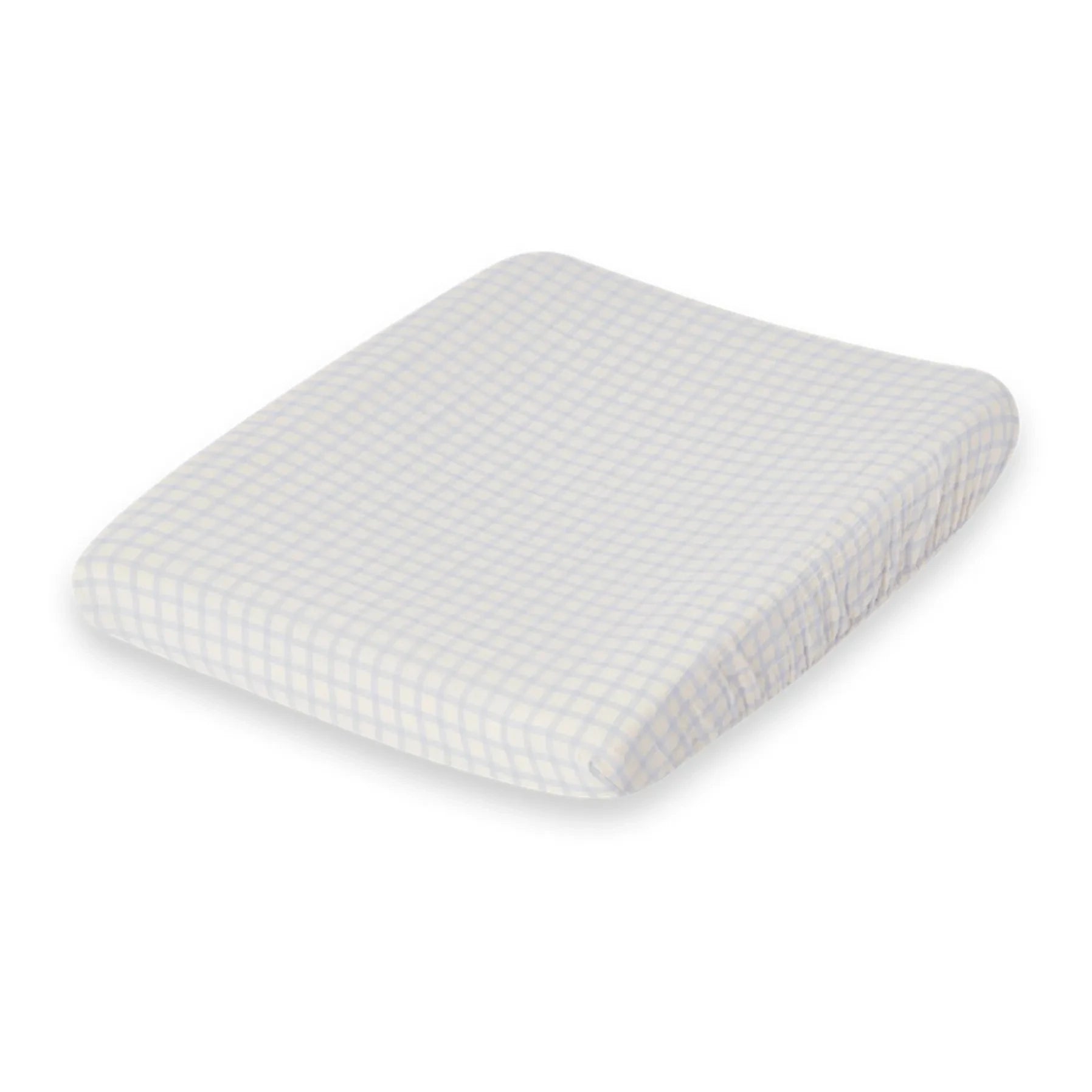 garbo&friends - Funda cambiador Gingham Sky | Azul claro
