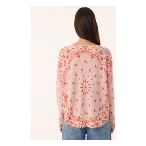 Kujten - Jersey de cachemir Mela Bandana Bico | Natural