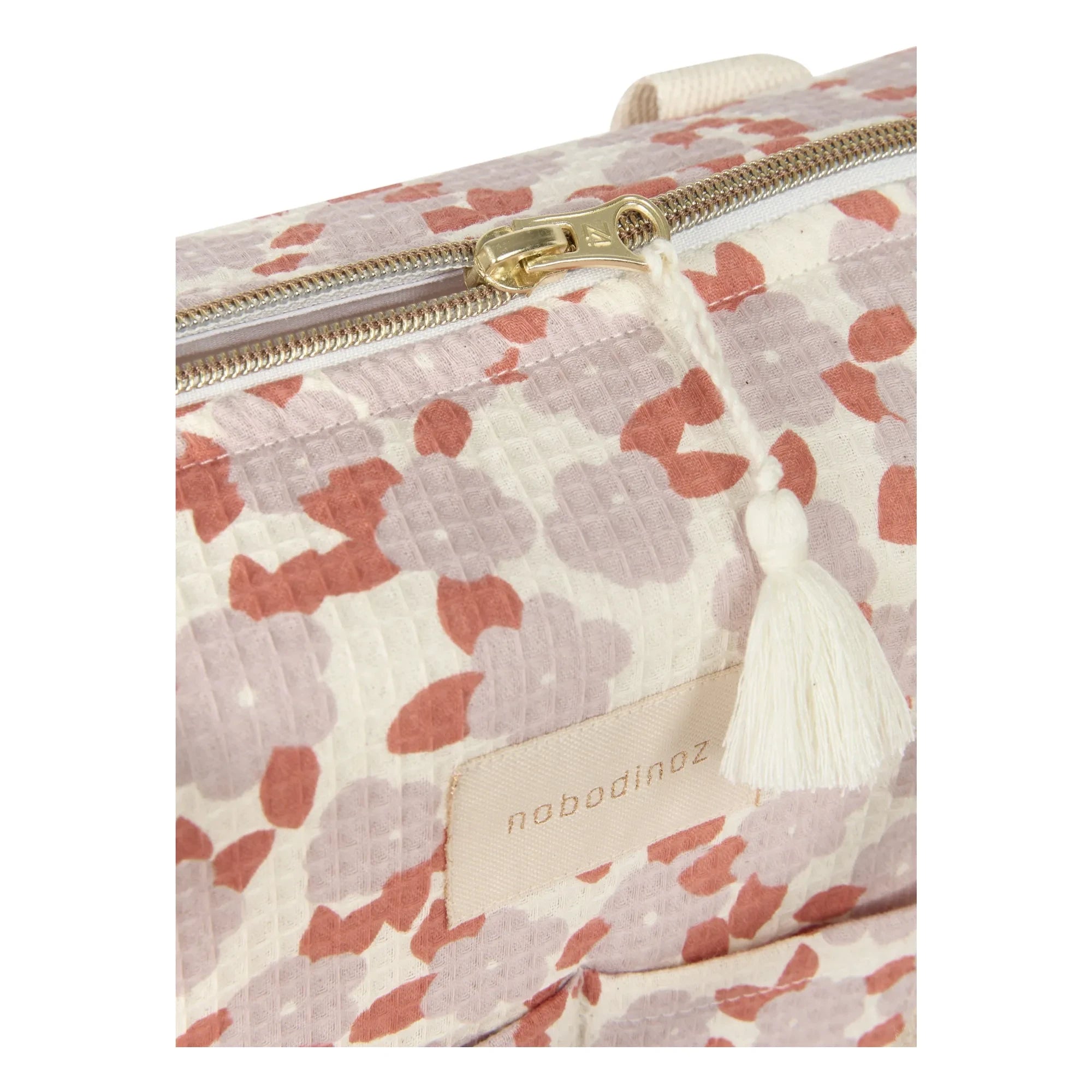 Nobodinoz - Bolso cambiador impermeable Gala Opera Mauve Sakura | Malva
