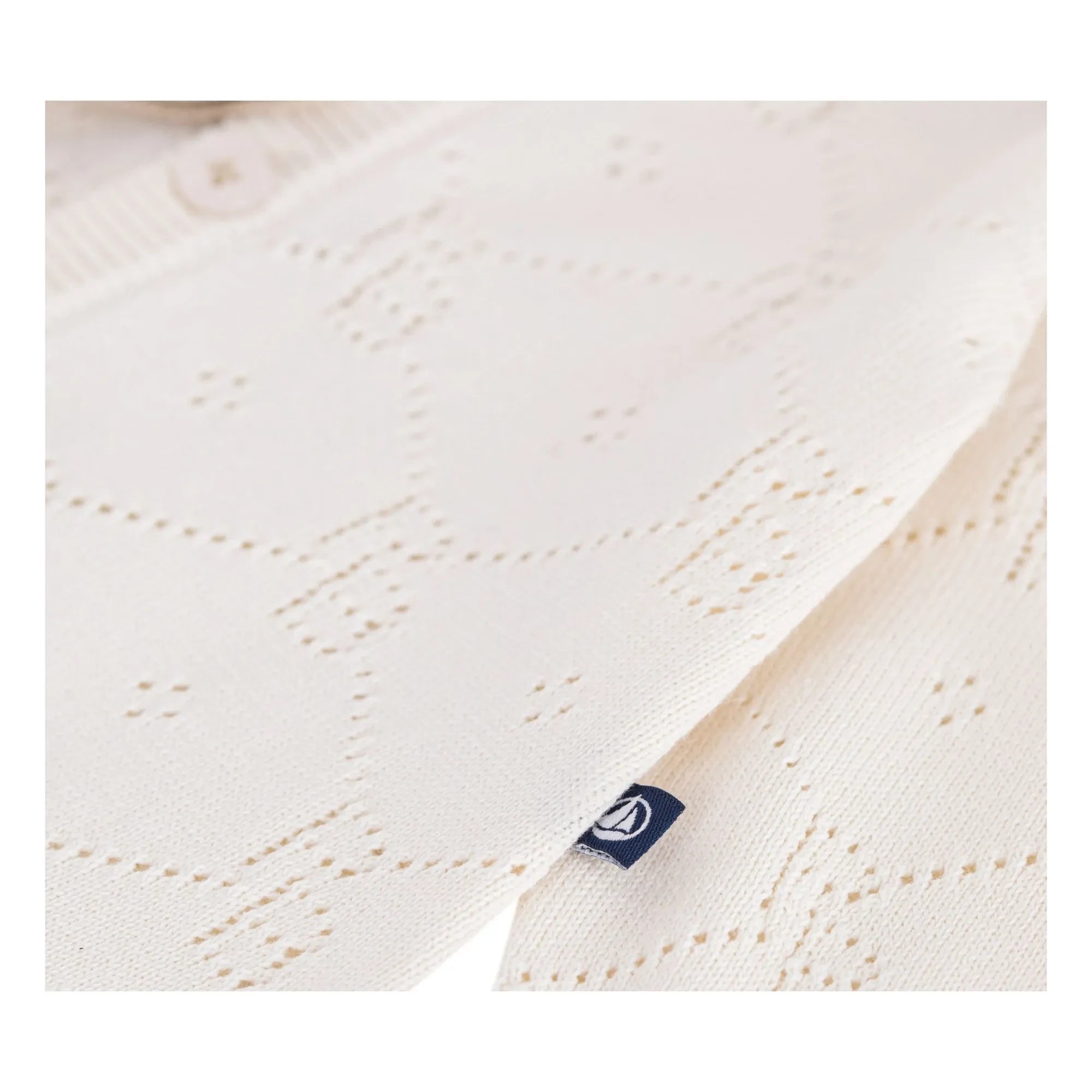 Petit Bateau - Mono calado PB de algodón orgánico | Crudo