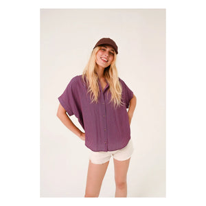 Sacrécoeur - Blusa Louisa Safi | Ciruela