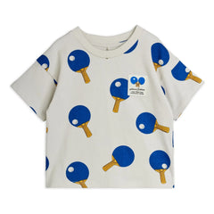 Mini Rodini - Camiseta de tenis de mesa de algodón orgánico | Gris
