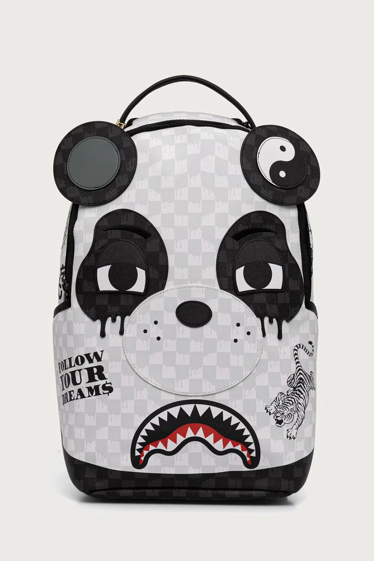 Sprayground - Mochila Blanca con Cara de Panda 910B8468NSZ