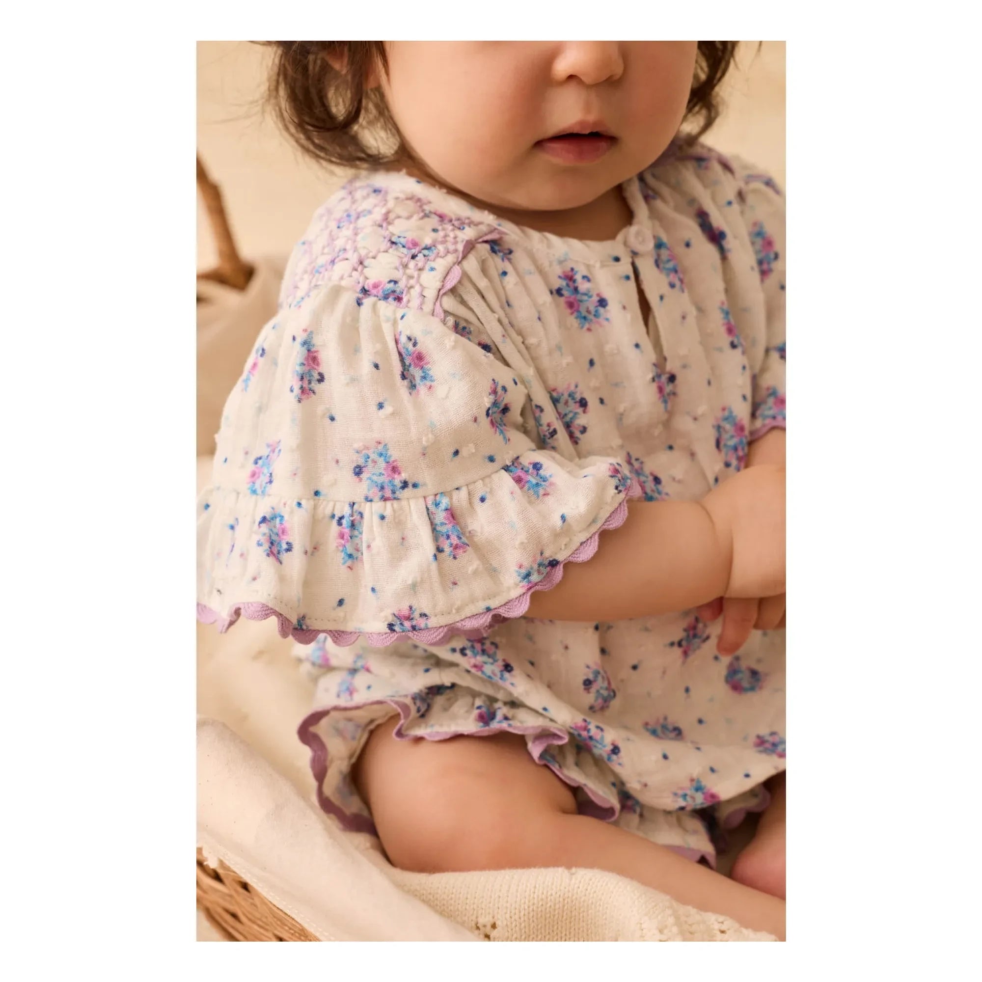 Louise Misha - Blusa Feliza Fleurie | Crema